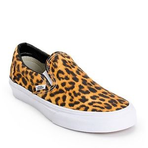 Vans Digi Leopard Slip On Shoes
